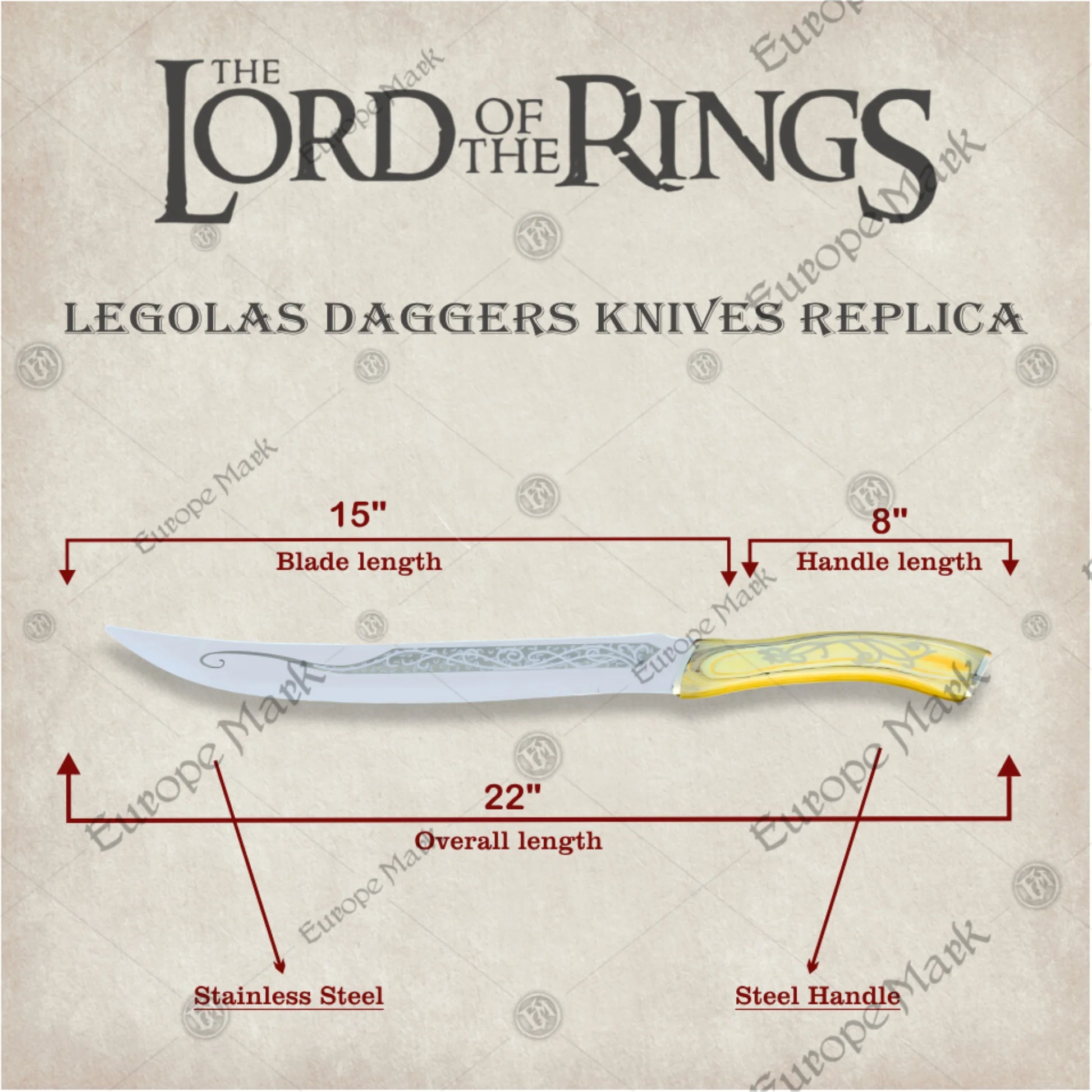 Legolas Daggers LOTR Replica