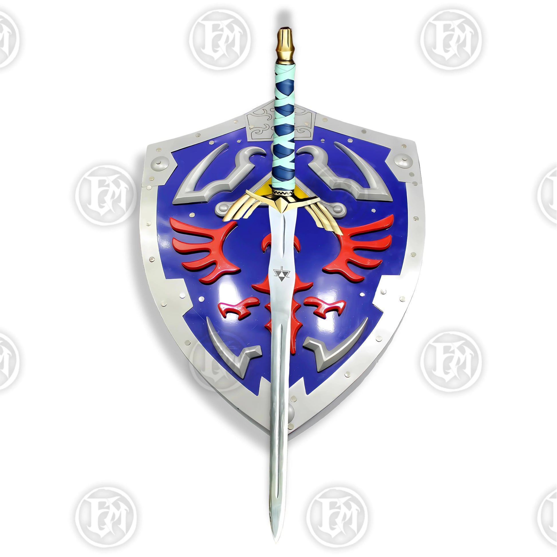 Zelda Hero Sword and Hylian Shield Set