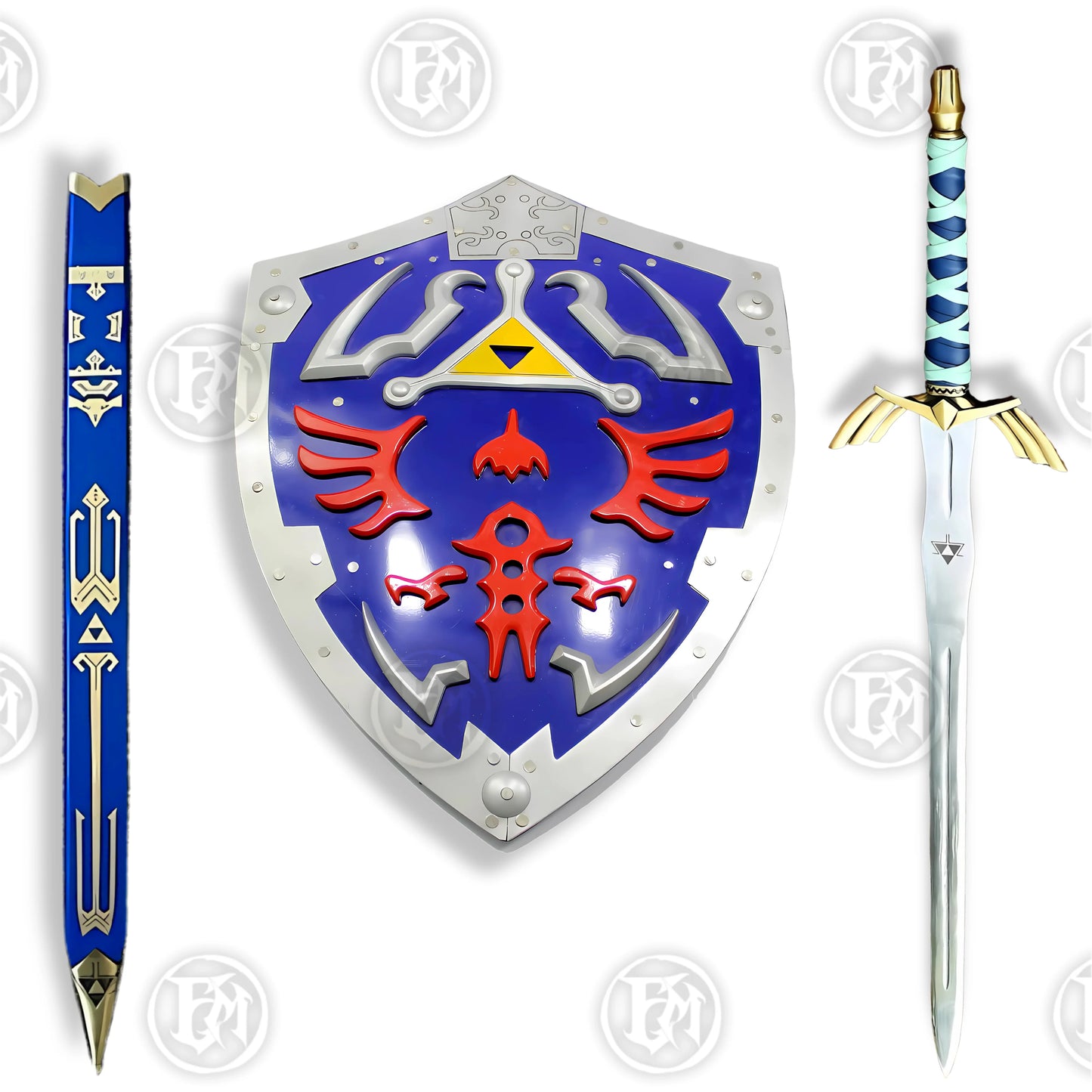 Zelda Hero Sword and Hylian Shield Set