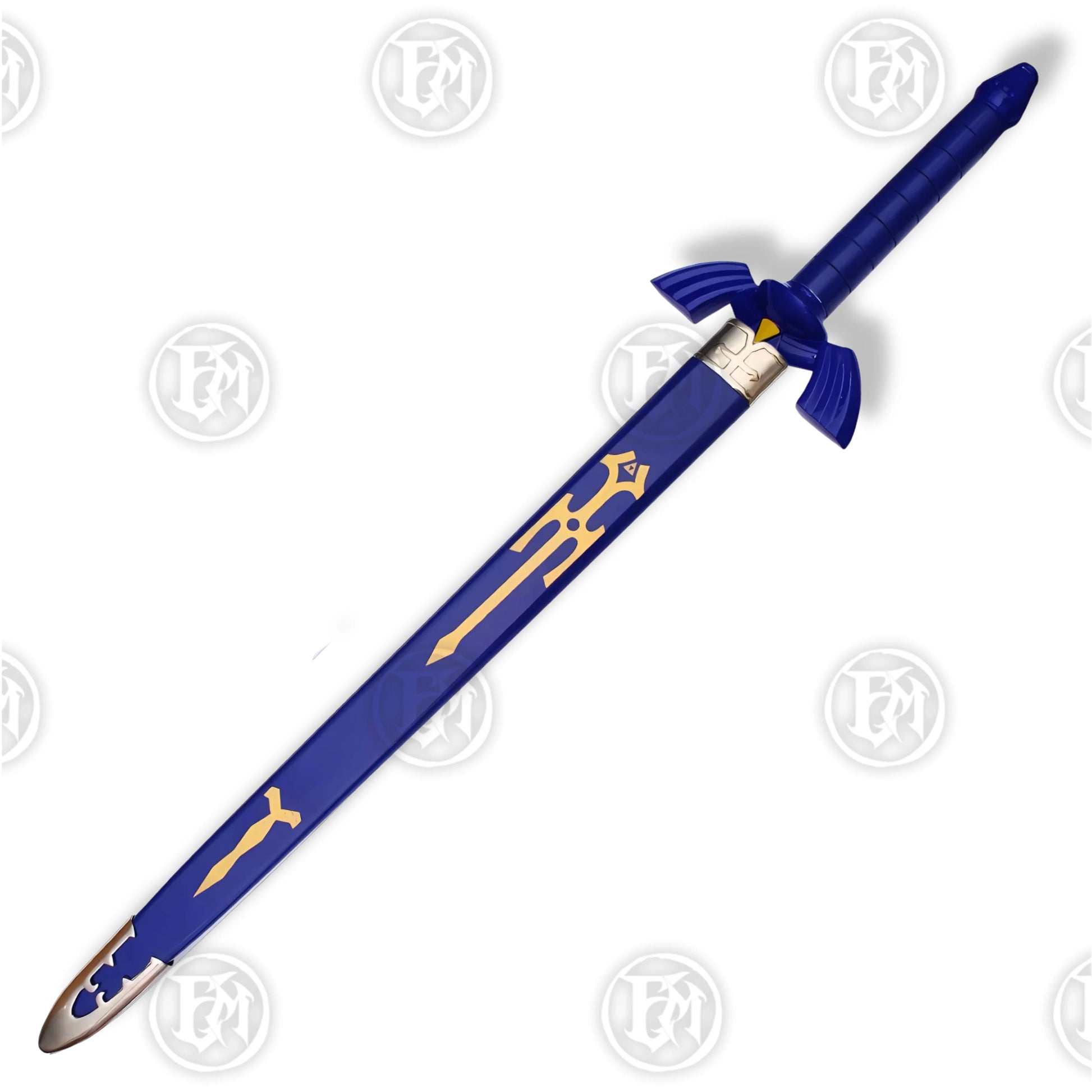Premium Link Master Sword Replica Legend of Zelda with Oak Stand