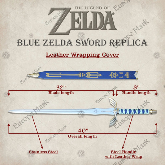 Zelda Link Hero Sword: Prophecy Blade Replica