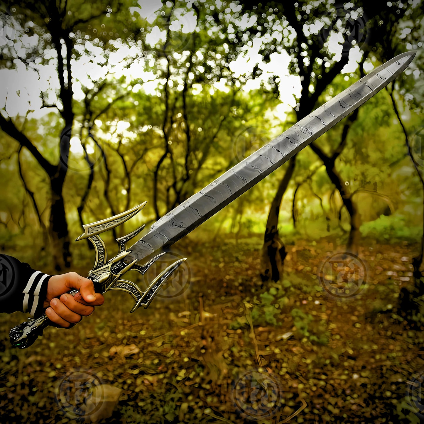Kit Rae Luciendar Damascus Sword