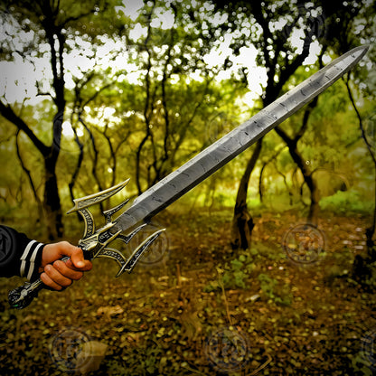 Kit Rae Luciendar Damascus Sword