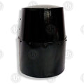Premium Medieval Knight Templar Black Helmet Replica with Oak Stand.