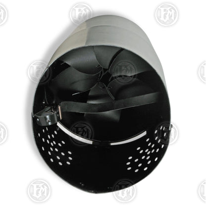 Premium Medieval Knight Templar Crusader Helmet Replica with Oak Stand.