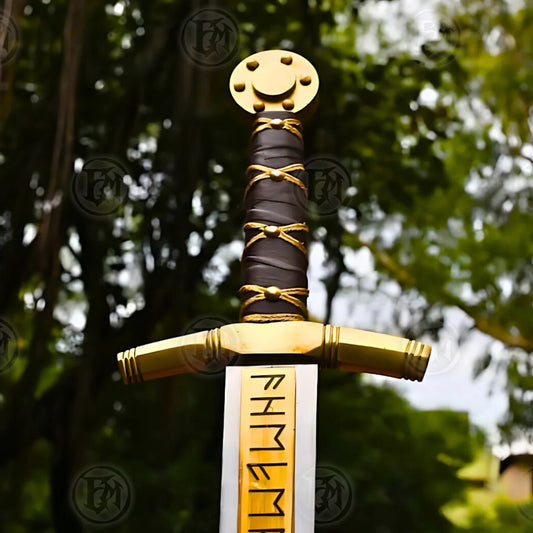 Premium Merlin Excalibur King Arthur Magician Sword Replica with stainless steel blade.