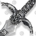 Premium Merlin Excalibur Movie Sword Replica with stainless steel blade.