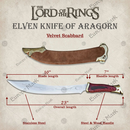 Aragorn Elven Knife Replica – LOTR Collectible