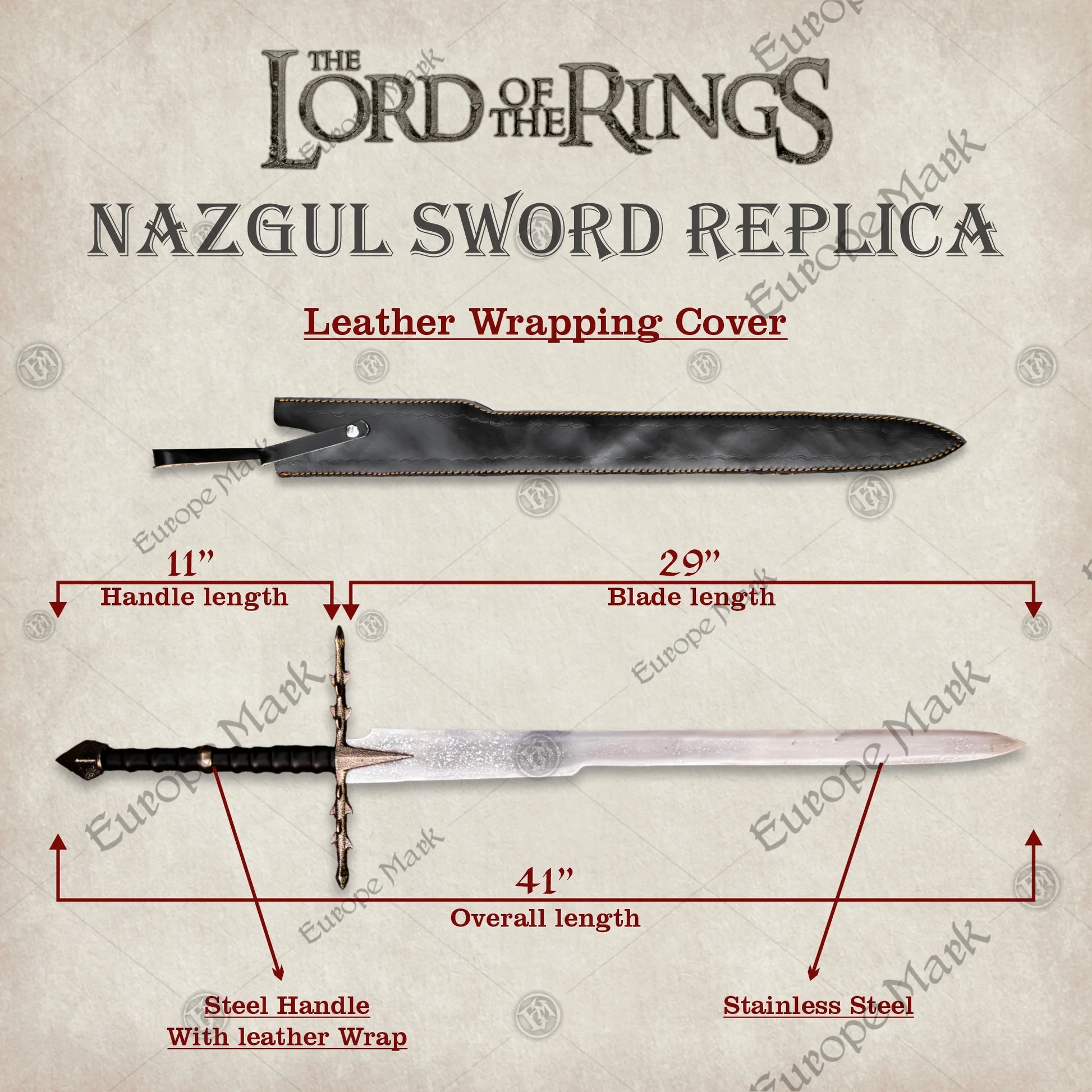 Nazgul Sword of the Ringswraiths Replica | LOTR