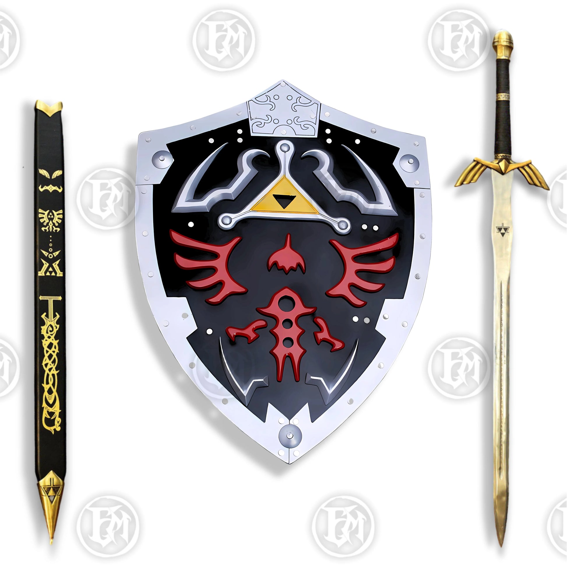 Link Ornate Prophecy & Shield Set – Zelda Collectible