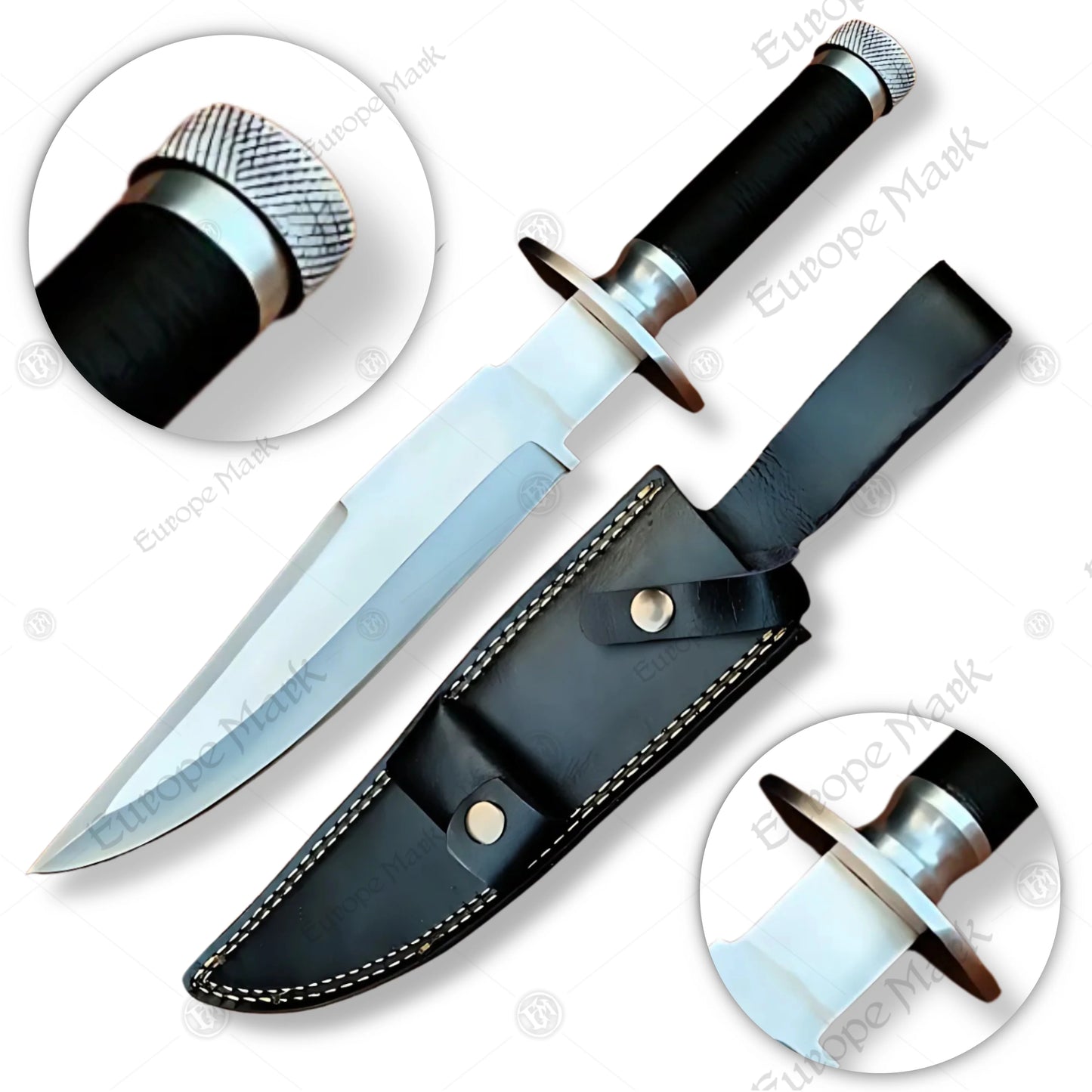 Premium Predator Movie Knife Cosplay Replica with Walnut Stand