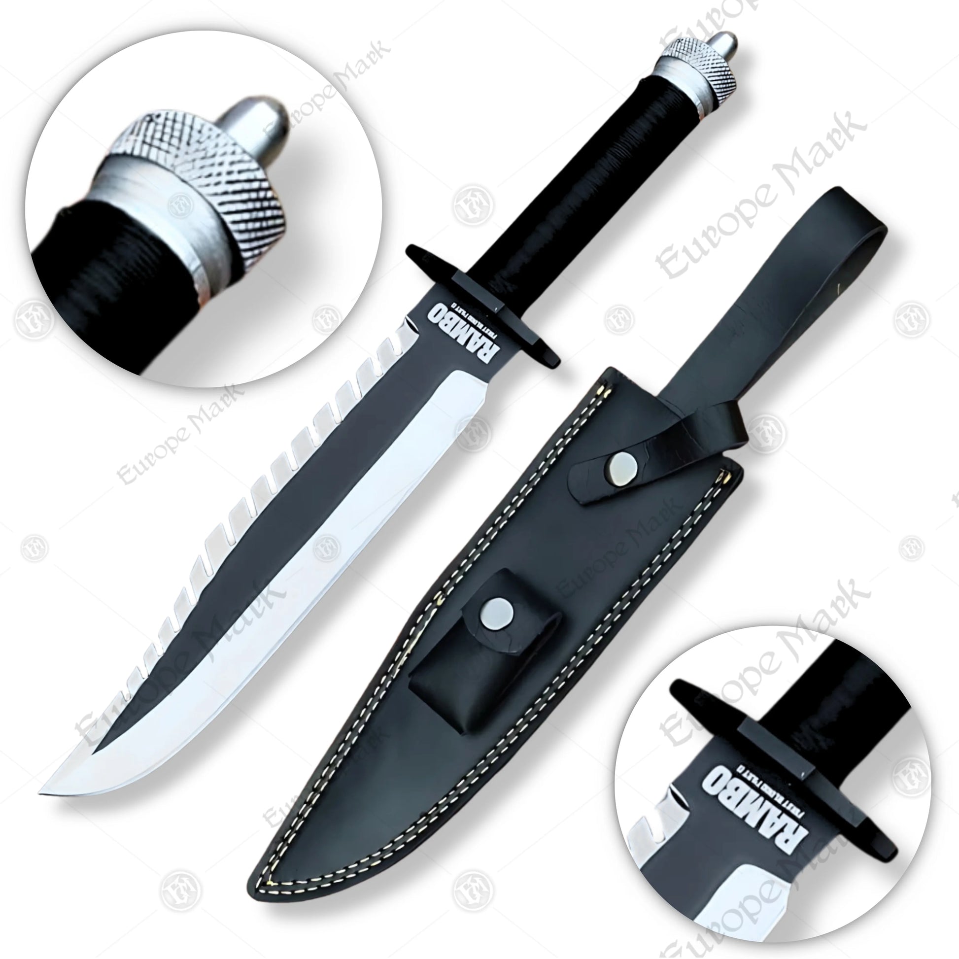 Rambo 2 Fixed Blade Survival Knife