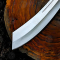 Premium Rambo Survival Machete Cosplay Replica with Walnut Stand