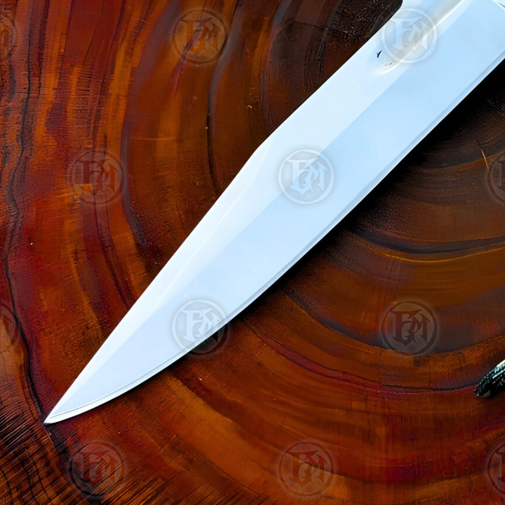 Premium Rambo Last Blood Bowie Knife Replica with 440c stainless steel.