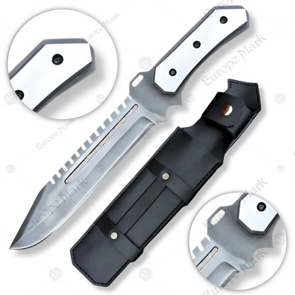 Premium Resident Evil 5 Wesker S.T.A.R.S. Knife Cosplay Replica with Walnut Stand