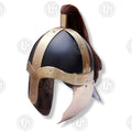 Premium Roman Gladiator Armor Helmet Replica with stainless steel.