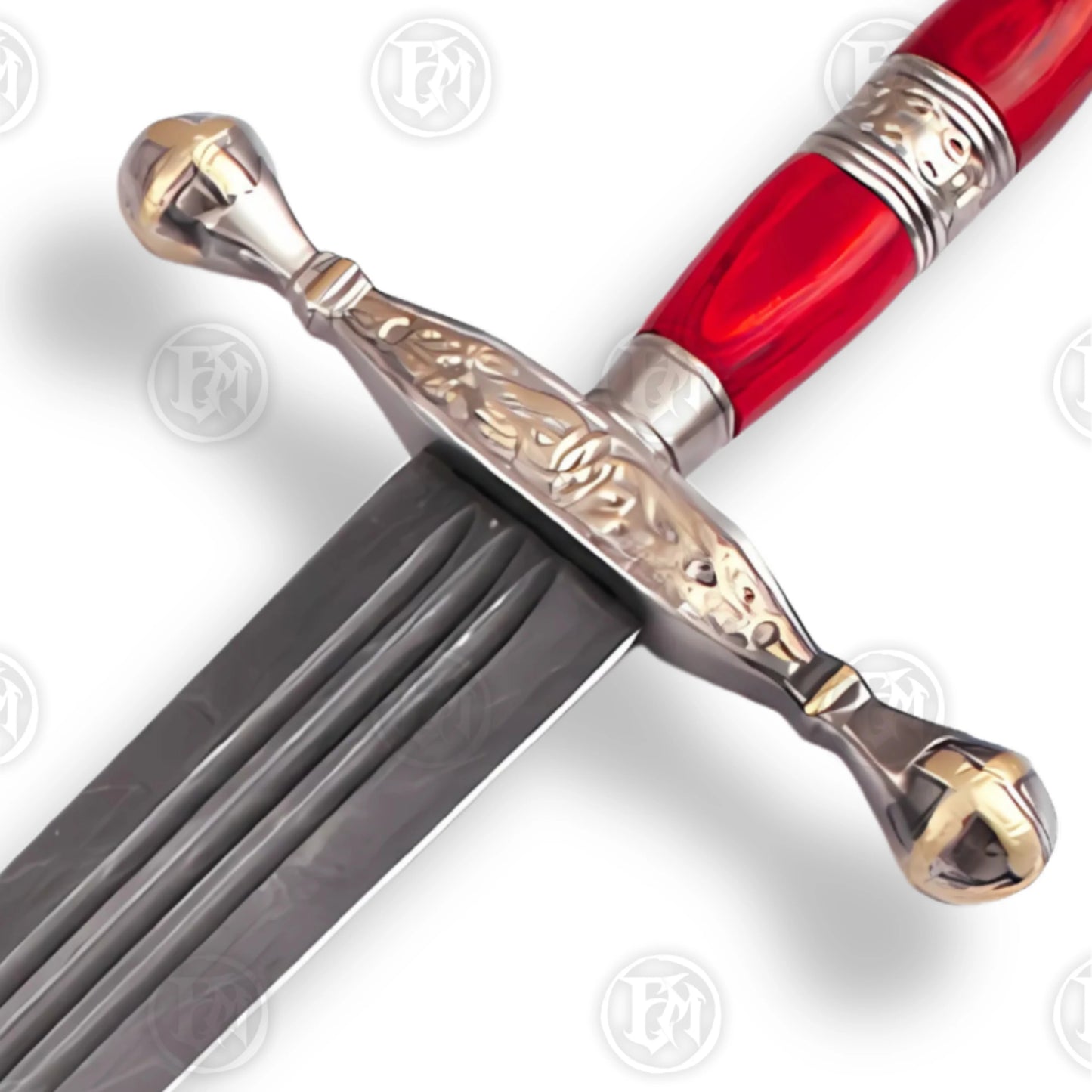 Saint George Dragon Slayer Damascus Sword