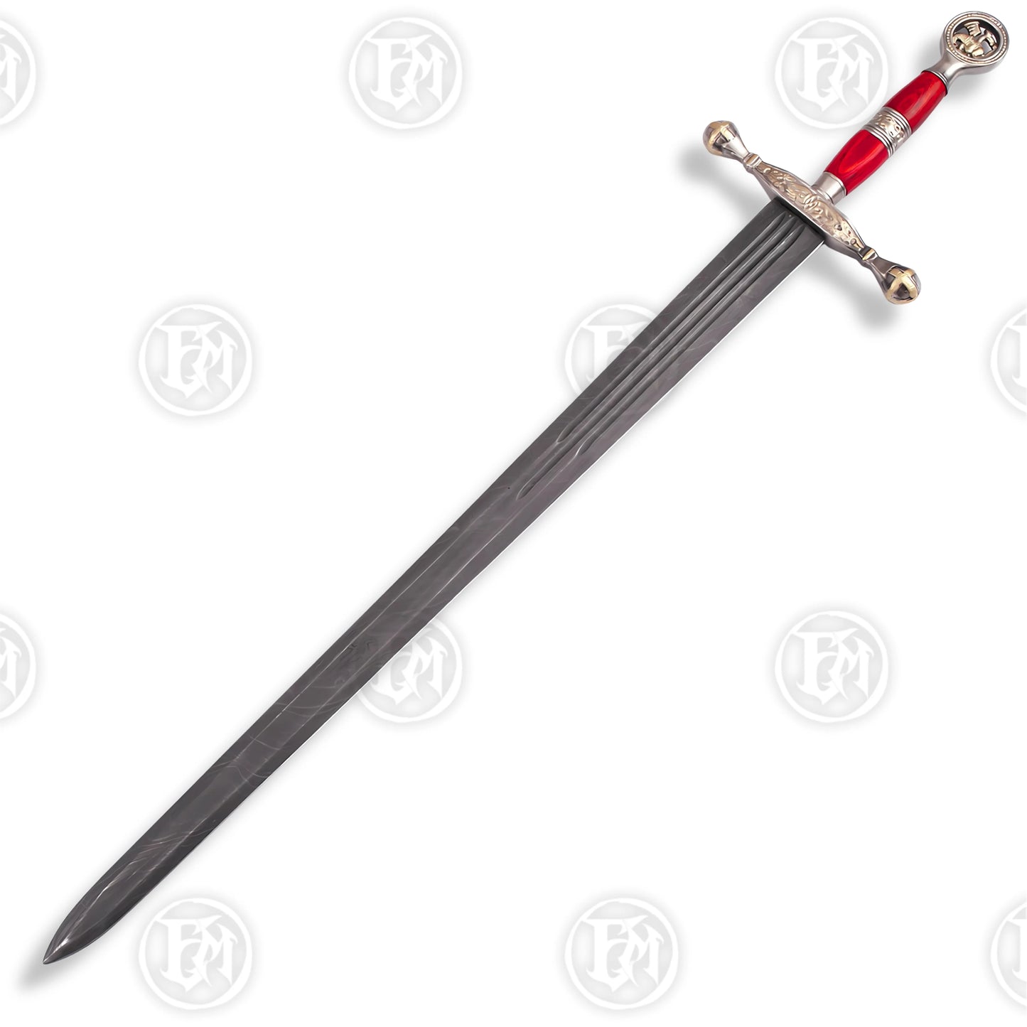 Saint George Dragon Slayer Damascus Sword