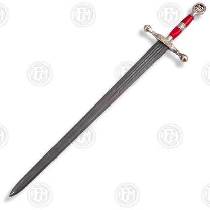 Saint George Dragon Slayer Damascus Sword