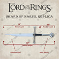 Narsil Shard LOTR Broken Sword Replica Prop