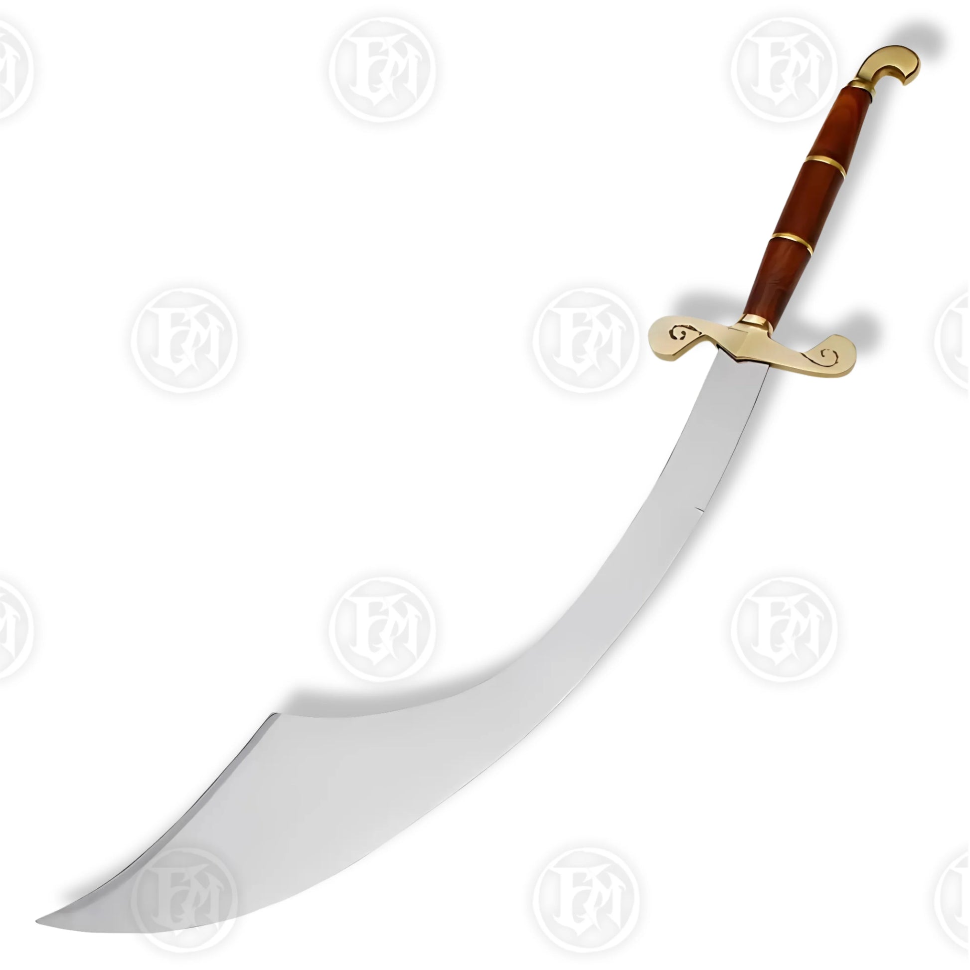 Premium Sinbad Legendary Scimitar Sword Replica with Mahogany Stand.