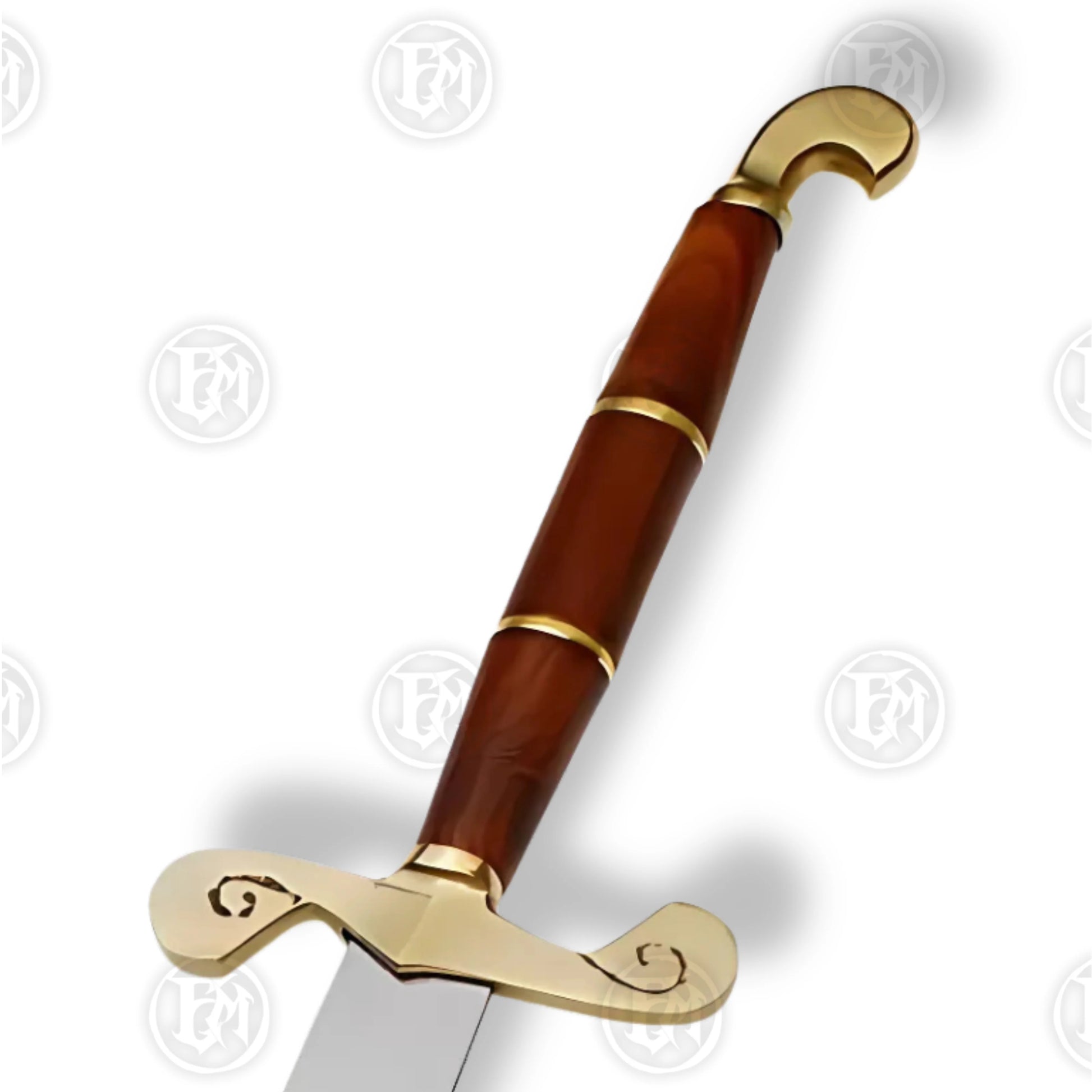 Premium Sinbad Legendary Scimitar Sword Replica with Mahogany Stand.
