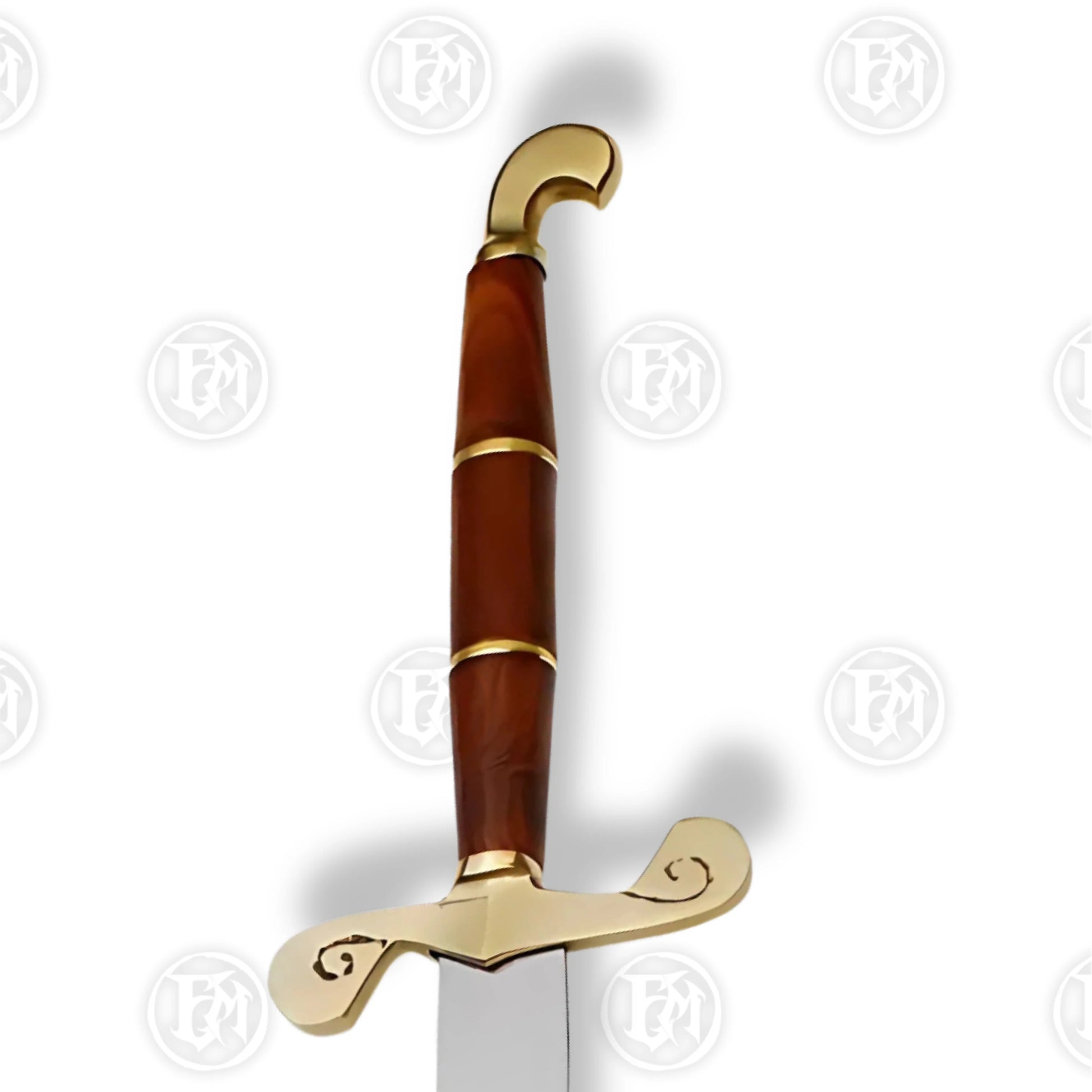 Premium Sinbad Legendary Scimitar Sword Replica with Mahogany Stand.