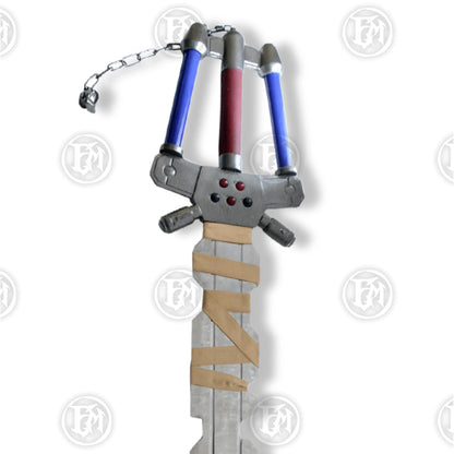 Premium Sora Fenrir Kingdom Hearts Keyblade Replica with high-quality stainless steel.