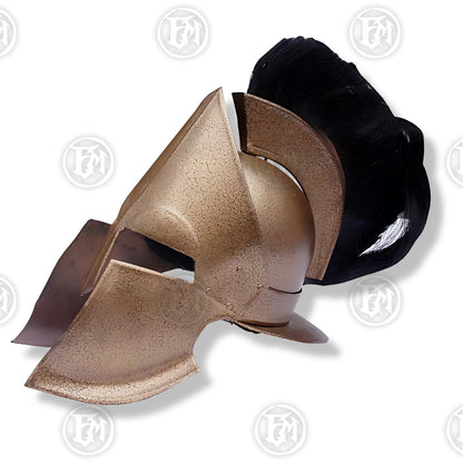 Spartan Helmet with Hairs – 300 Movie Warrior