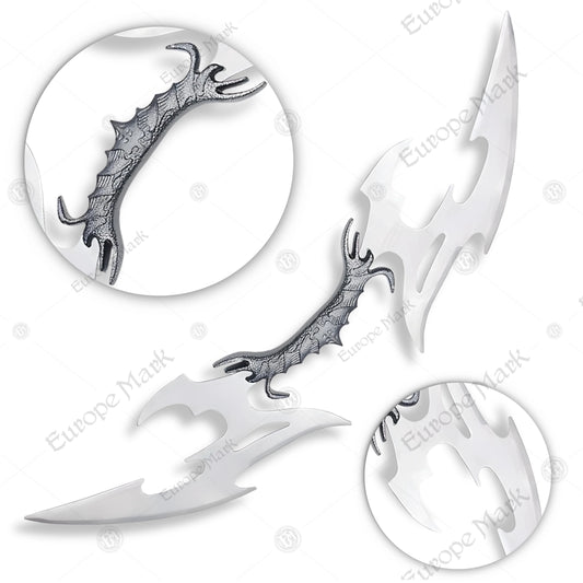 Premium Star Trek Klingon Bat’leth Valdris Blade Replica with stainless steel.