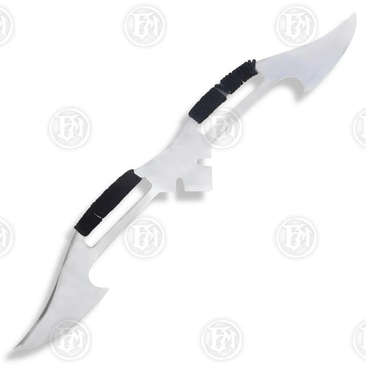 Premium Star Trek Medieval Klingon Bat'leth Replica with stainless steel blade.