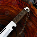 Premium Supernatural Dean’s Machete Knife Replica with Walnut Stand