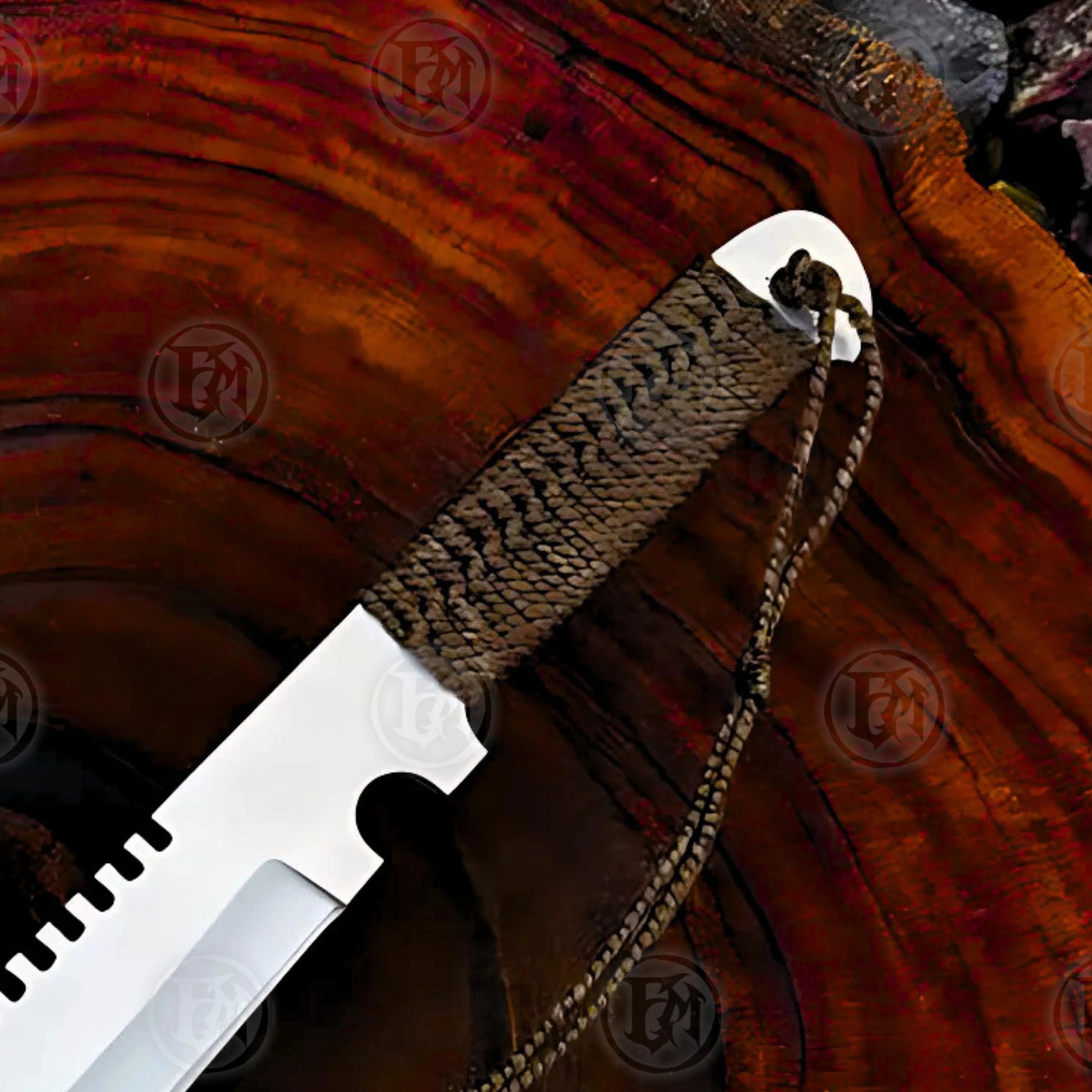 Premium Supernatural Dean’s Machete Knife Replica with Walnut Stand