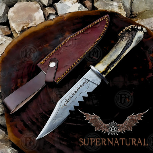 Premium Supernatural Ruby’s Demon Hunter Knife Replica with Ebony Stand