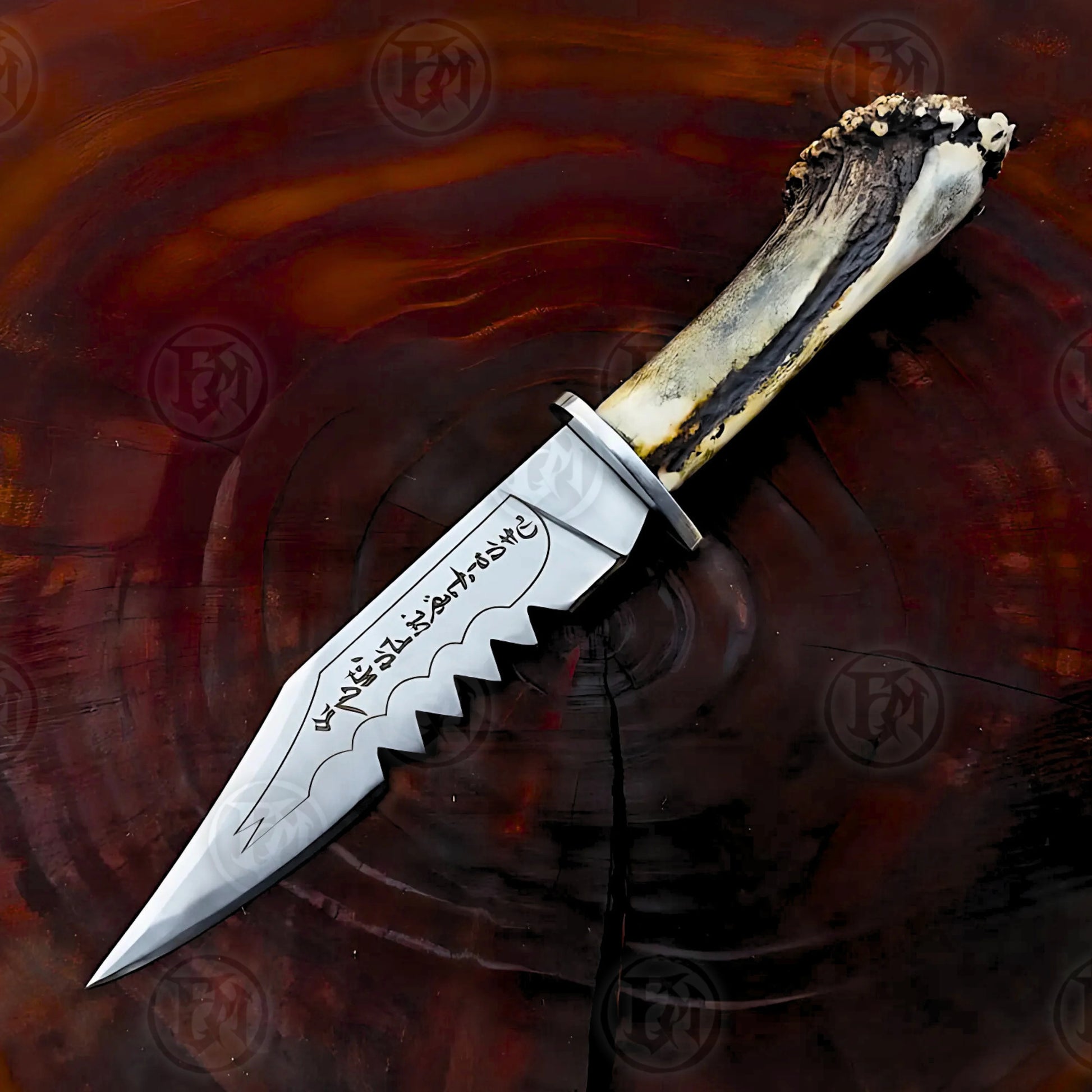 Premium Supernatural Ruby’s Demon Hunter Knife Replica with Ebony Stand