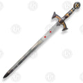 Premium Templar Knights Stainless Steel Sword Replica with Hardwood Plaque