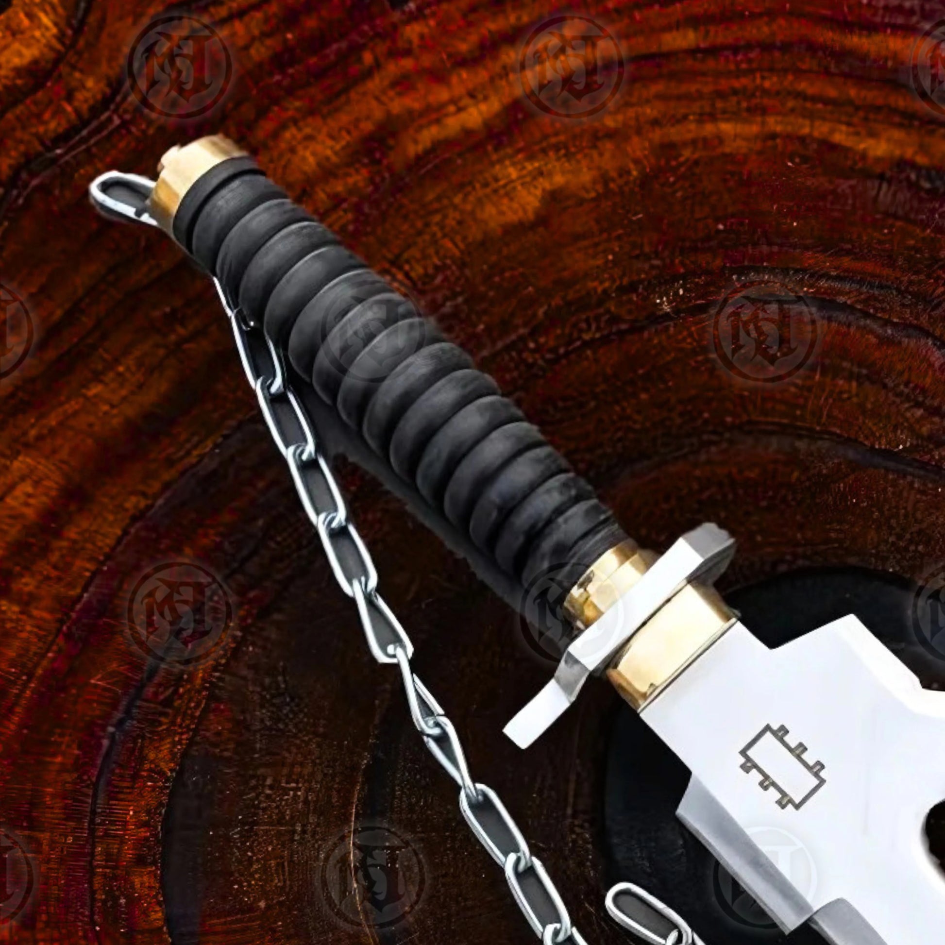 Premium Toji Fushiguro Jujutsu Kaisen Sword Replica with Ebony Plaque.