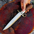Premium Tombstone Billy Clanton Bowie Knife Replica with 1095 carbon steel.