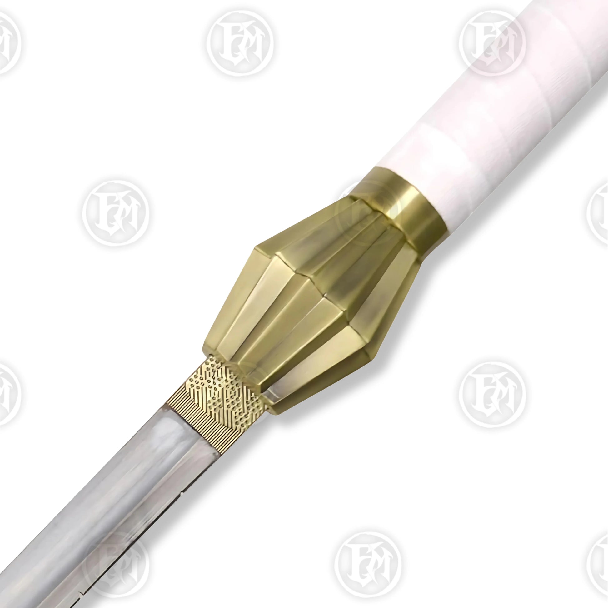 Zaraki Kenpachi Sword Replica – Bleach Anime Collectible Sword with Hand-Wrapped Wax Rope Handle and Carbon Steel Blade.