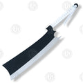 Premium Zaraki Nozarashi Shikai Sword Replica Bleach with Mahogany Stand.